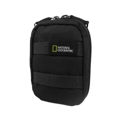 Saszetka pionowa do paska National Geographic Milestone czarna 1l